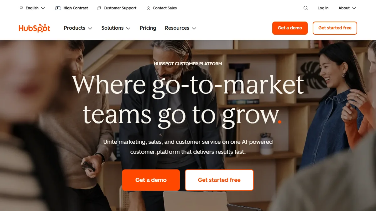 HubSpot CRM Email Marketing Dashboard