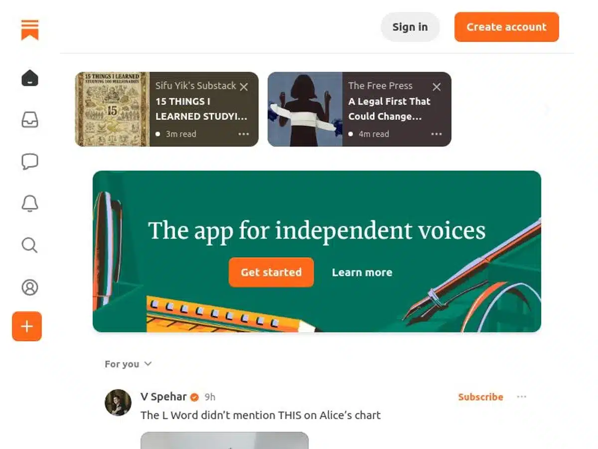 Substack Dashboard - Newsletter Platform